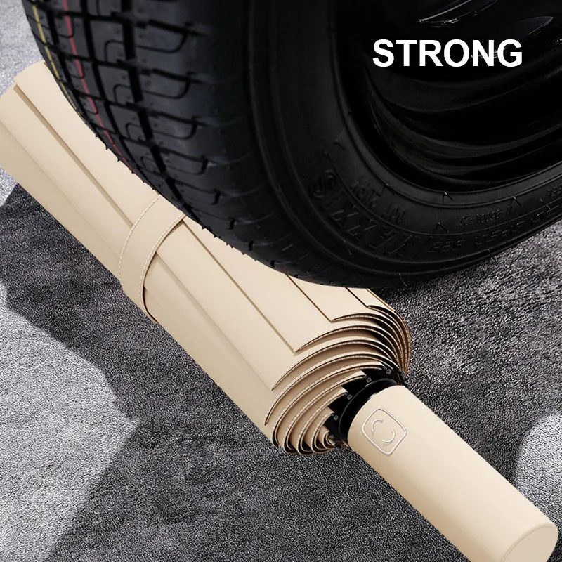 large 24 bone solid color automatic umbrella light collapsible large format outdoor sunshade uv protection automatic umbrella large 24 bone solid color automatic umbrella light collapsible large format outdoor sunshade uv protection automatic umbrella