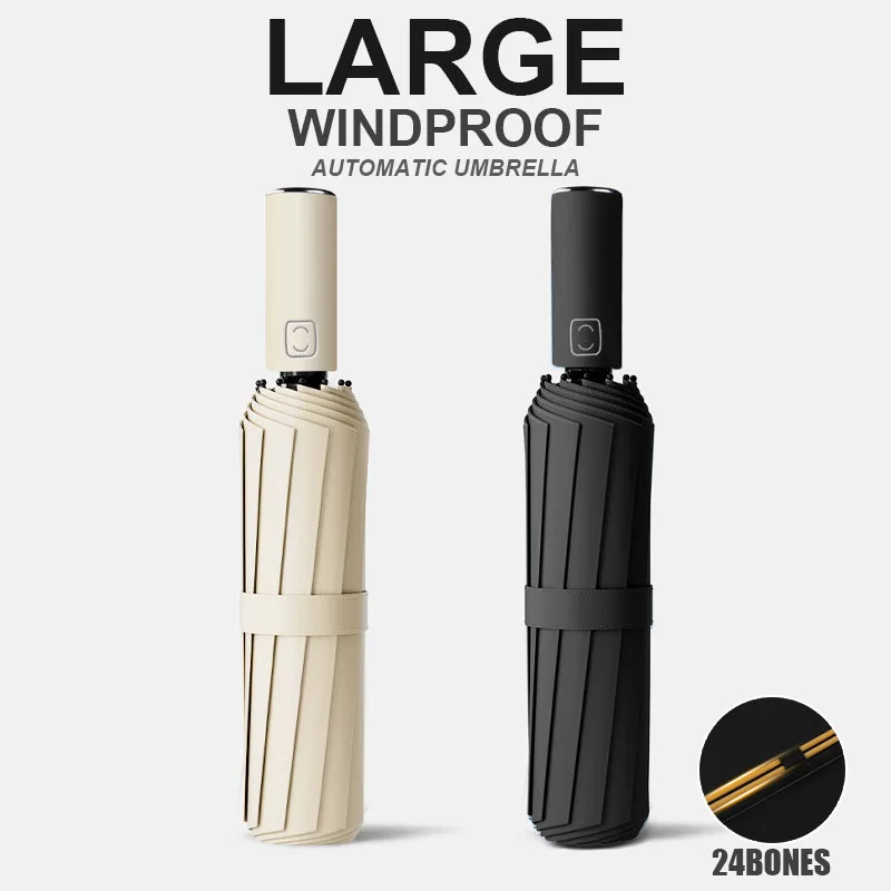 large 24 bone solid color automatic umbrella light collapsible large format outdoor sunshade uv protection automatic umbrella large 24 bone solid color automatic umbrella light collapsible large format outdoor sunshade uv protection automatic umbrella